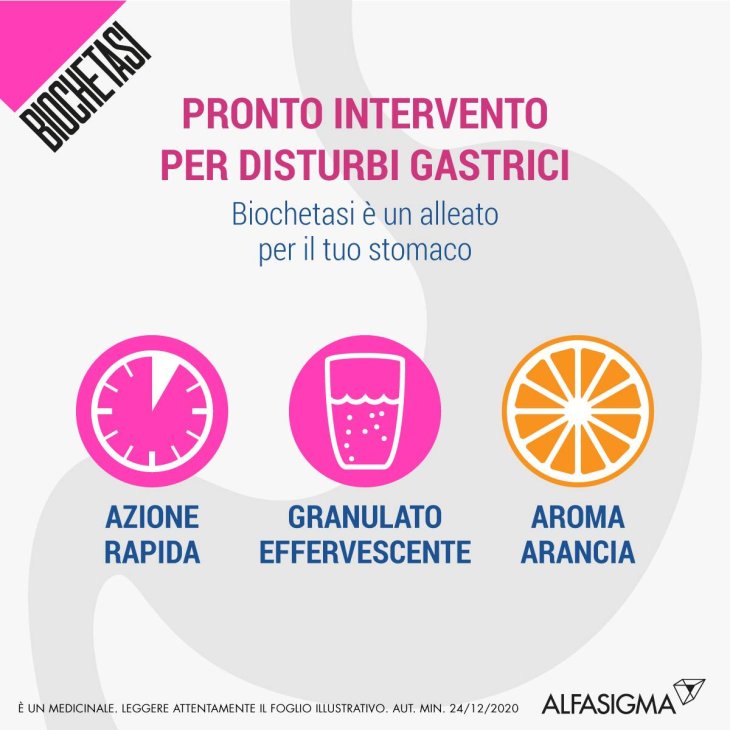 Biochetasi Bustine Granulato Effervescente 18 Bustine