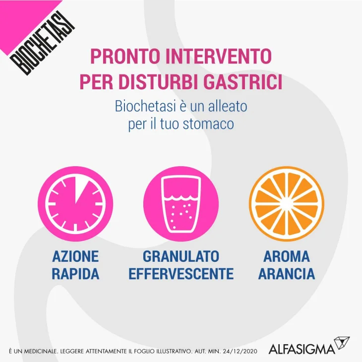Biochetasi Bustine Granulato Effervescente 18 Bustine