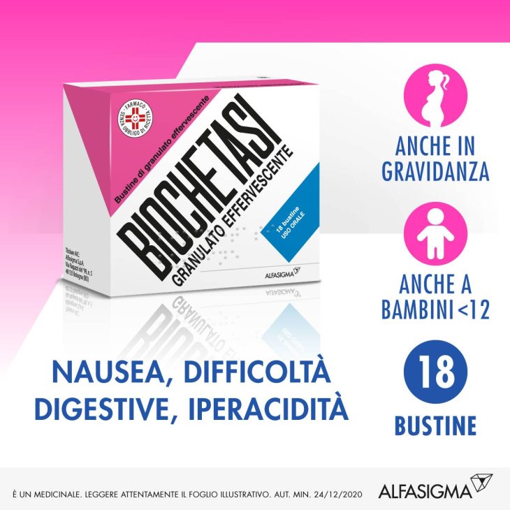 Biochetasi Bustine Granulato Effervescente 18 Bustine