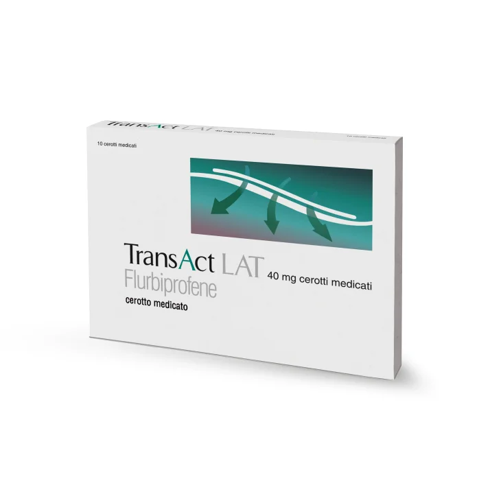 Transact Lat Cerotti Medicati 40 mg