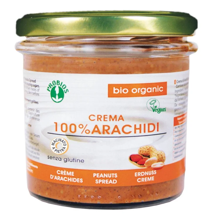 Probios Crema di Arachidi Biologica e Senza Glutine