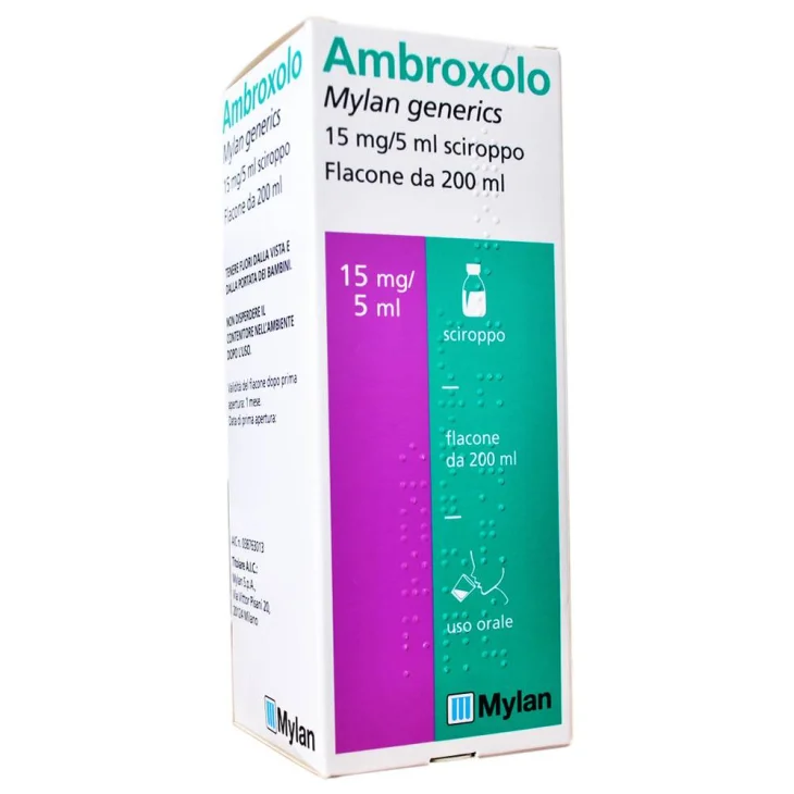 Mylan Ambroxolo Sciroppo Affezioni Broncopolmonari