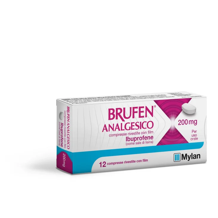 Brufen Analgesico 200 mg Ibuprofene 12 Compresse
