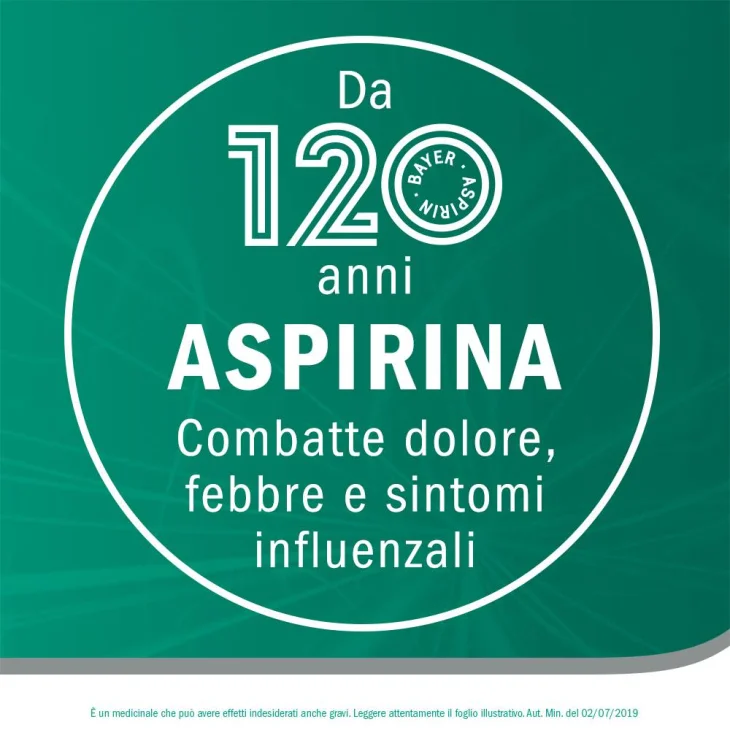 Aspirina C 400 mg + 240 mg - 40 compresse effervescenti