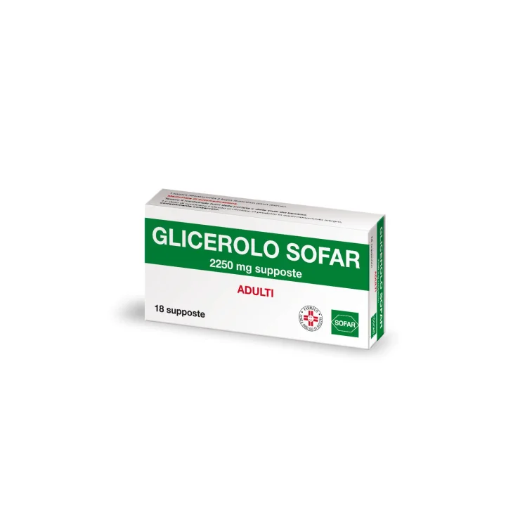 Sofar Glicerolo Supposte per Adulti 2250 mg