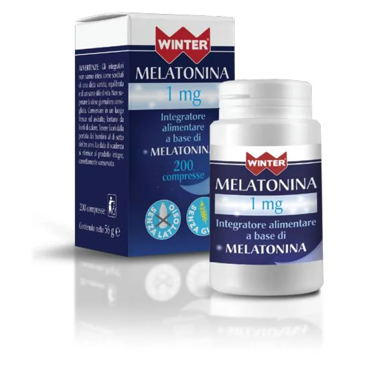 Winter Melatonina 1 MG Integratore per il Sonno
