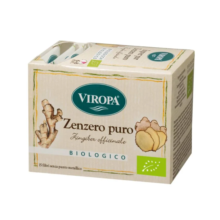 Viropa Zenzero Puro Tisana biologica 15 filtri