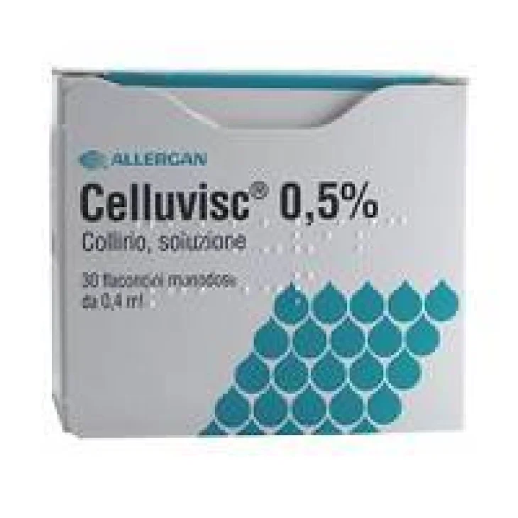 Celluvisc 0.5% 5 mg/ml Collirio