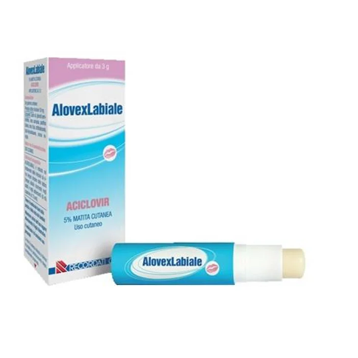 AlovexLabiale 5% Trattamento contro herpes 3 g