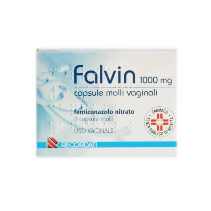 Falvin 1000 mg Capsule Molle Vaginali