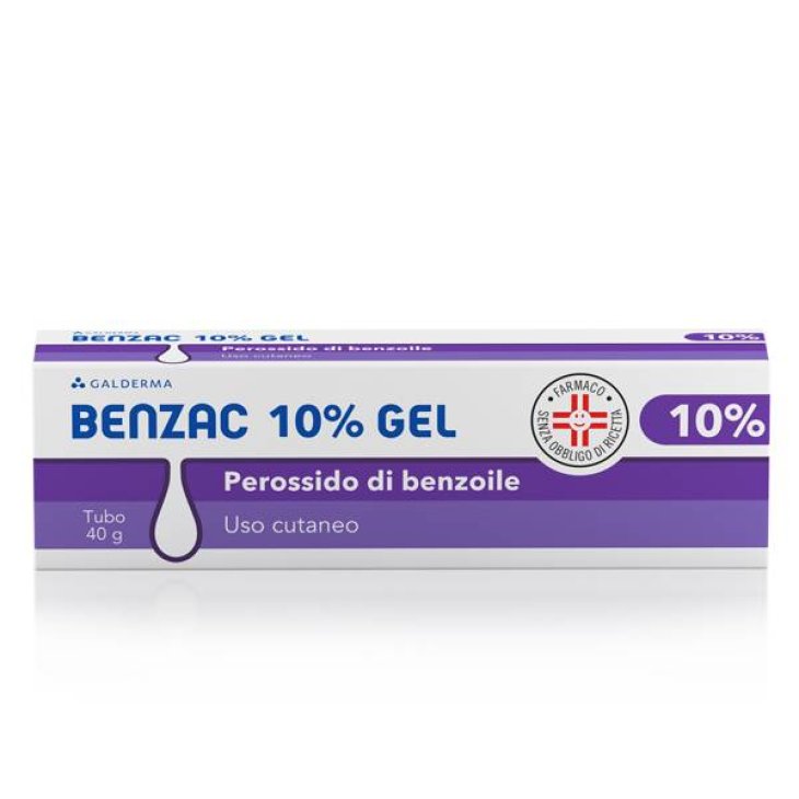 Benzac Gel 10% Antisettico della Pelle contro l'acne 40 ml