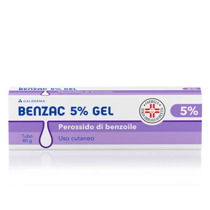 Benzac Gel 5% Antisettico della Pelle 40 ml