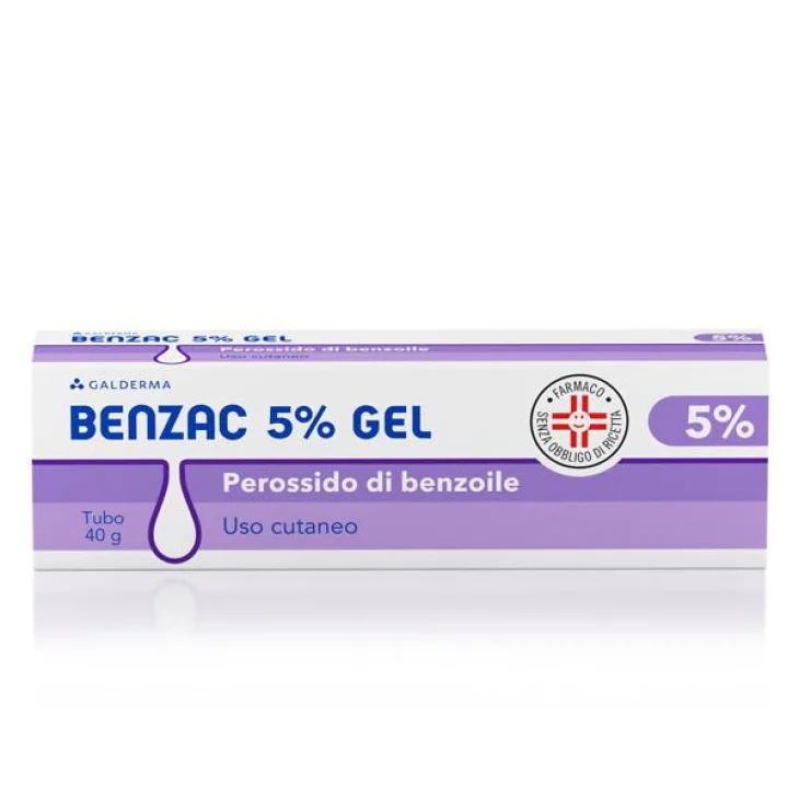Benzac Gel 5% Antisettico della Pelle 40 ml