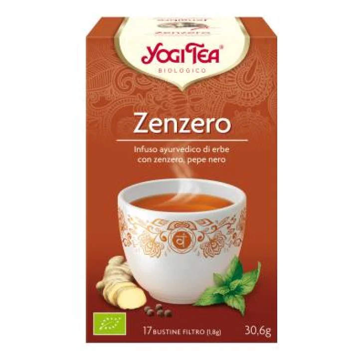 Yogi Tea Zenzero Infuso ayurvedico biologico 17 filtri