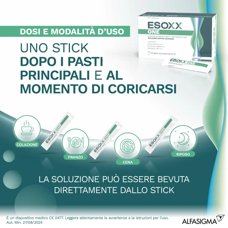 Alfasigma Esoxx One Integratore per il Reflusso
