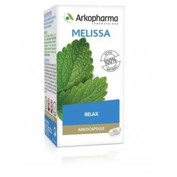 Arkopharma Arkocapsule Melissa Bio Integratore per il Sonno 45 capsule