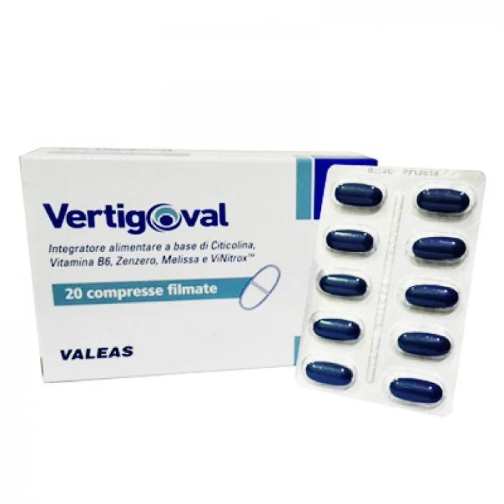 Valeas Vertigoval Integratore per vertigini e disturbi dell'equilibrio