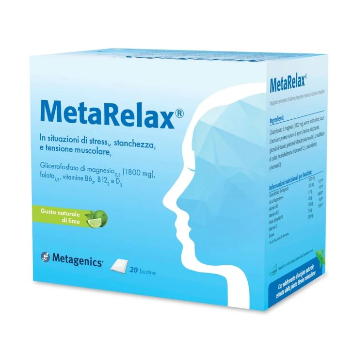 Metagenics MetaRelax  New Integratore di Magnesio