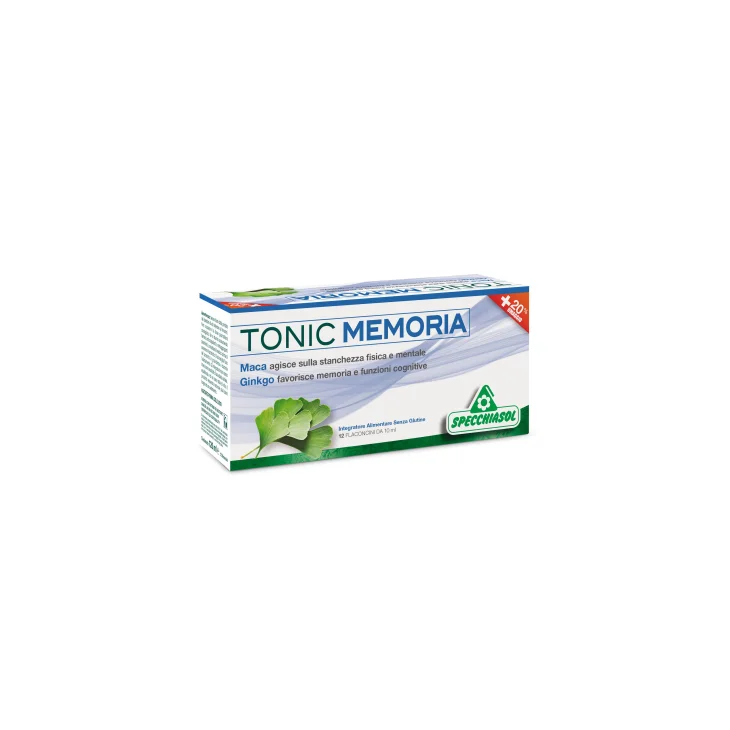 Specchiasol Tonic Memoria Integratore Tonico 12 flaconcini