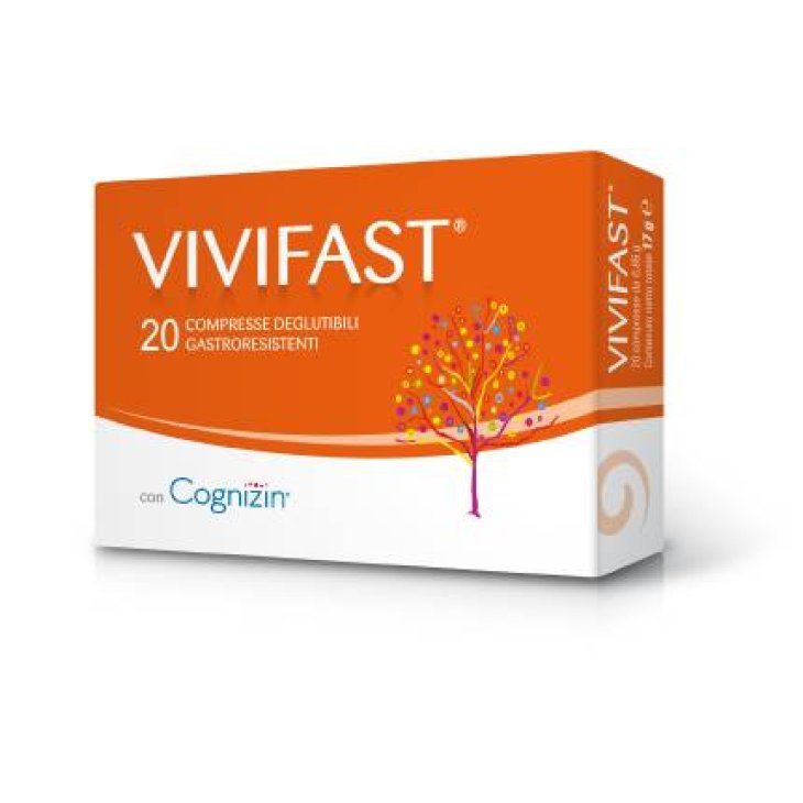 Vivifast Integratore per le Funzioni Cognitive e la Memoria 20 compresse