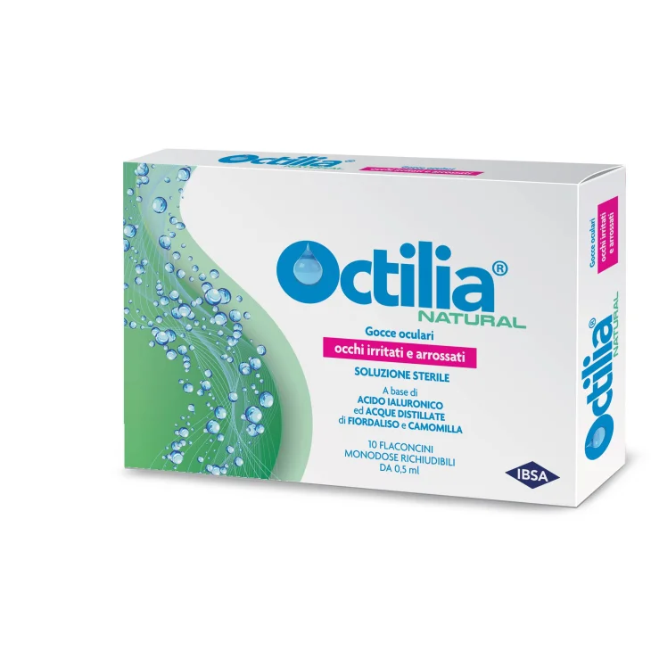 Octilia Natural Occhi Irritati e Arrossati Gocce Oculari 10 Flaconcini Monodose