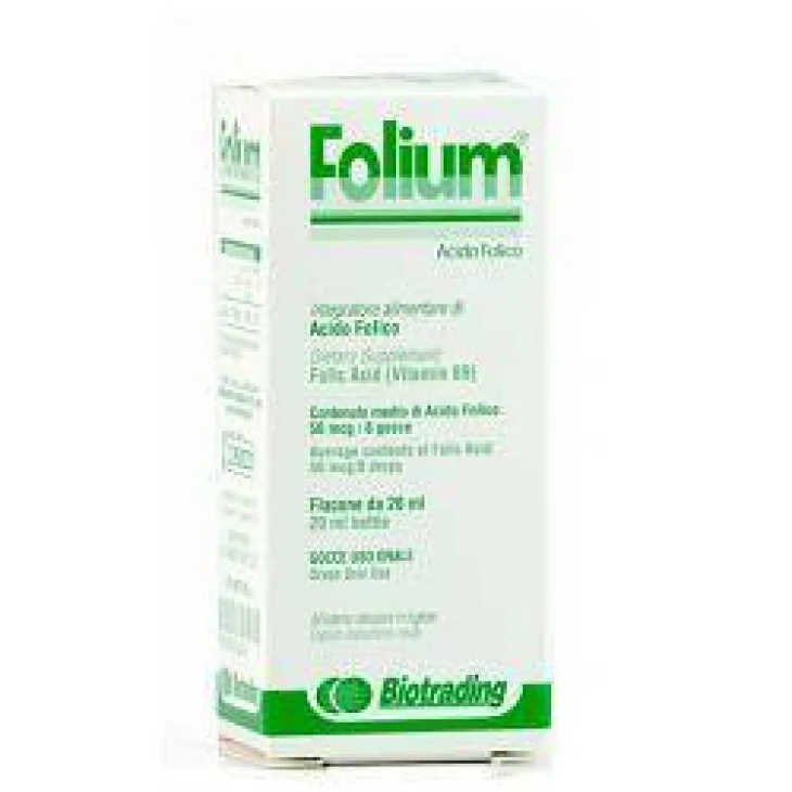 Folium Gocce Integratore di Acido Folico per Neonati