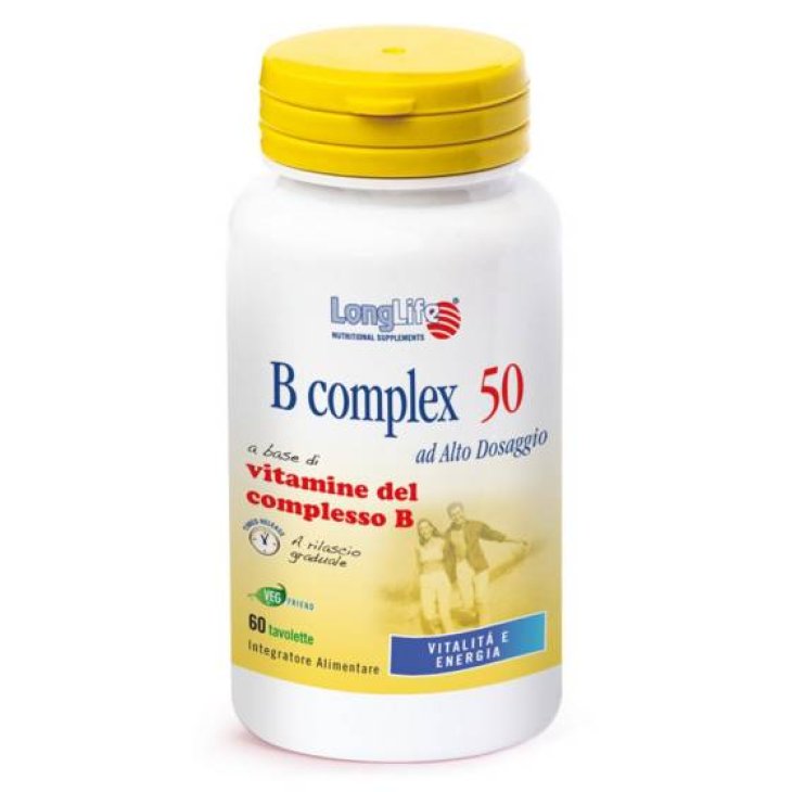 Longlife B Complex Integratore di Vitamine del Gruppo B