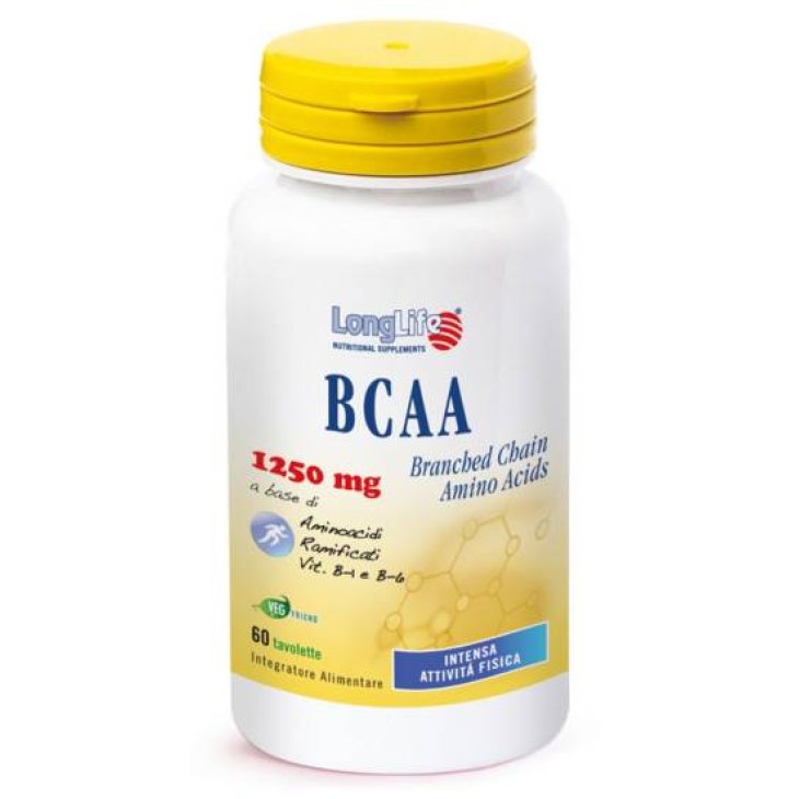 Longlife BCAA Integratore di Aminoacidi per sportivi 60 tavolette
