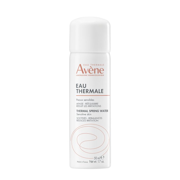 Av&egrave;ne Eau Thermale Acqua Termale Spray Lenitiva per pelle sensibile allergica e irritabile formato viaggio 50 ml