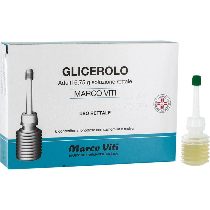 Glicerolo Marco Viti Soluzione Rettale 6 Microclismi Adulti