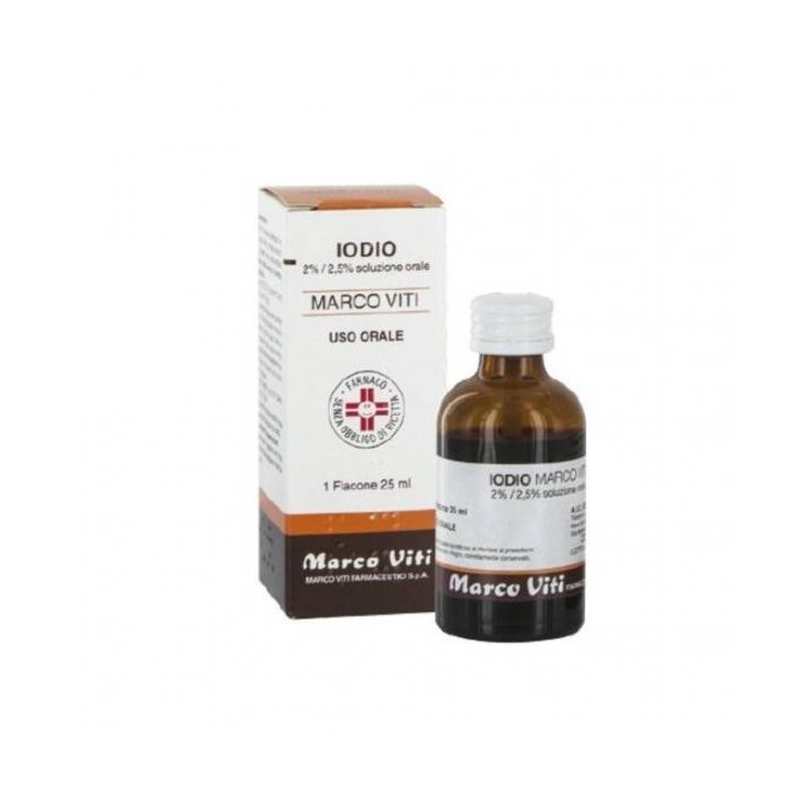 Iodio Marco Viti Soluzione Cutanea 2% + 2,5% Disinfettante 20 ml
