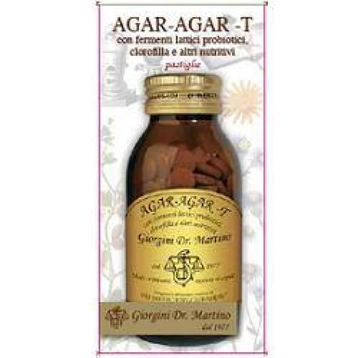 Dr Giorgini Agar-Agar-T con Fermenti Lattici Integratore per il Transito Intestinale
