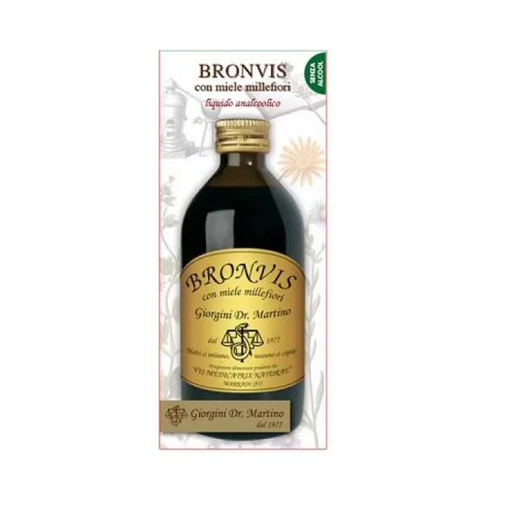 Dr Giorgini Bronvis con Miele Millefiori Integratore per le Vie Respiratorie