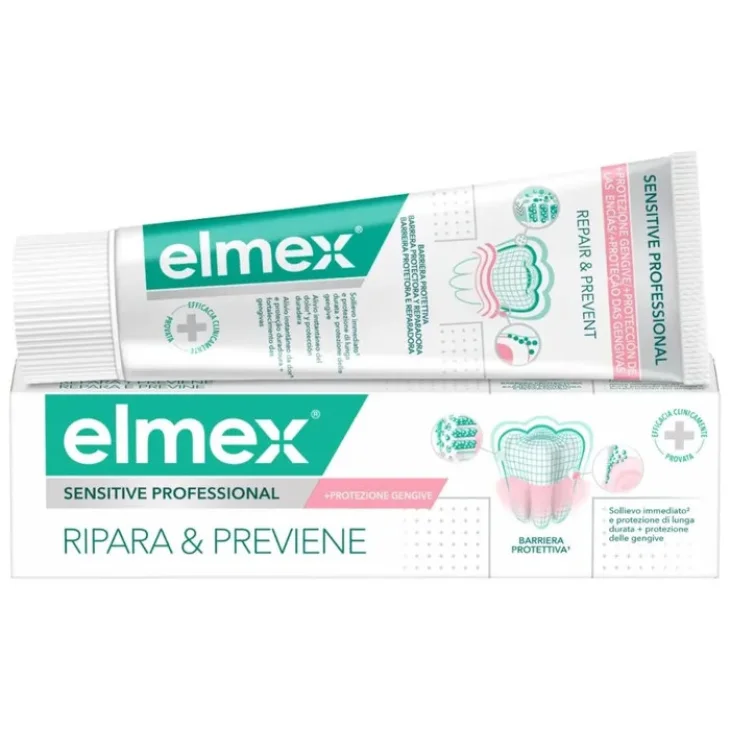 Elmex Sensitive Professional Dentifricio Ripara e Previene 75 ml