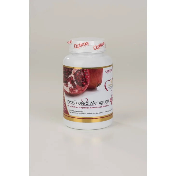 Optima Naturals Neo Cuore di Melograno Plus Integratore per il Colesterolo 60 compresse
