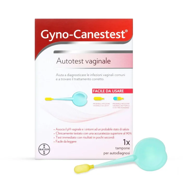 Gyno-Canestest Autotest Vaginale Tampone per la Diagnosi di Infezioni Vaginali