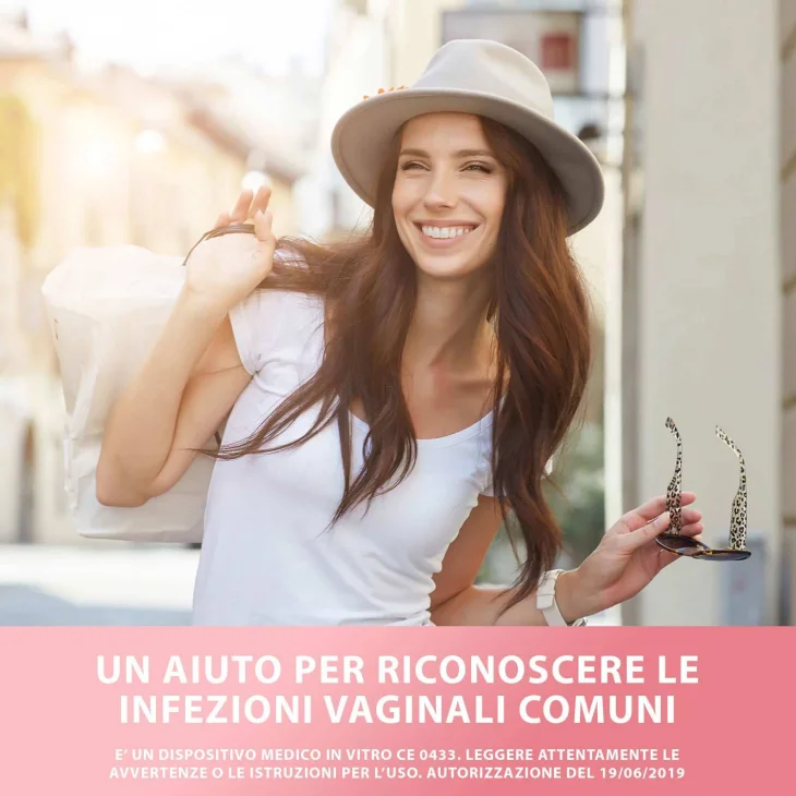 Gyno-Canestest Autotest Vaginale Tampone per la Diagnosi di Infezioni Vaginali
