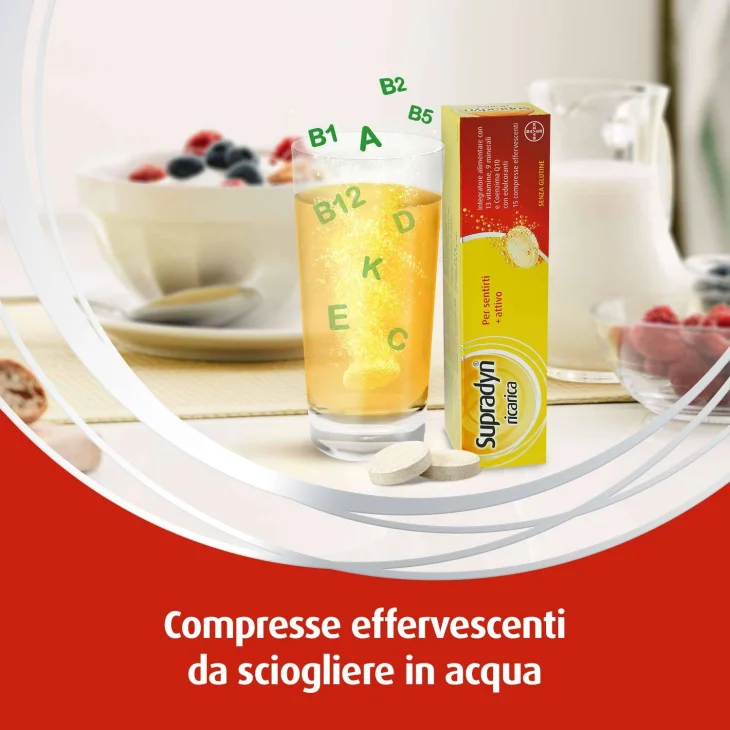 Supradyn Ricarica Integratore di Vitamine e Minerali 15 compresse effervescenti