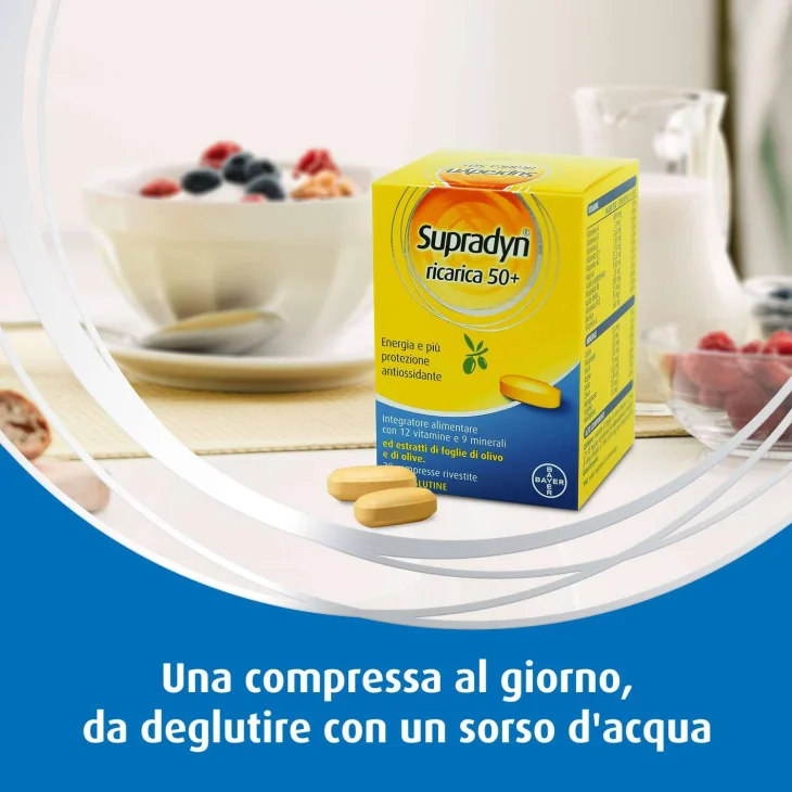 Supradyn Ricarica 50+ Integratore di Vitamine e Minerali 30 compresse