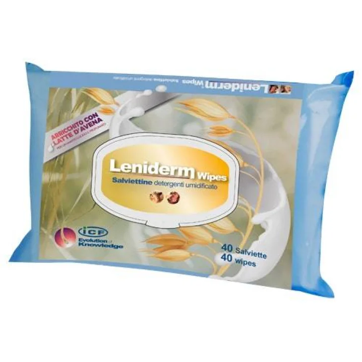 Leniderm Salviette Detergenti per cani e gatti 40 Strappi