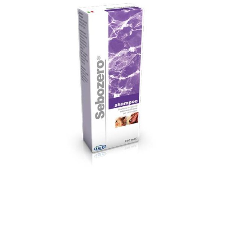I.C.F. Sebozero Shampoo Seboregolatore per Cani e Gatti