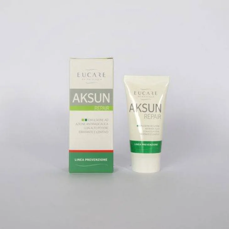 Eucare Aksun Repair Crema per la riparazione dei danni solari 50 ml