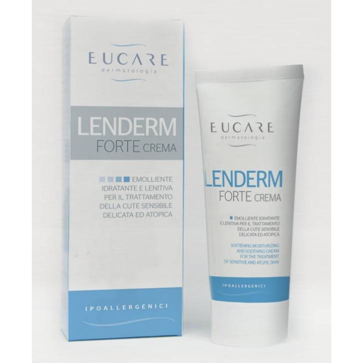 Eucare Lenderm Forte Crema Emolliente ed Idratante per Irritazioni e Dermatiti