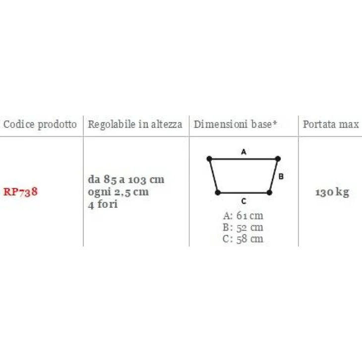 Moretti Mopedia Deambulatore Pieghevole 4 Ruote