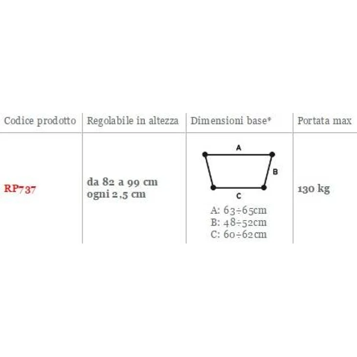 Moretti Mopedia Deambulatore Pieghevole 2 Ruote e 2 Puntali