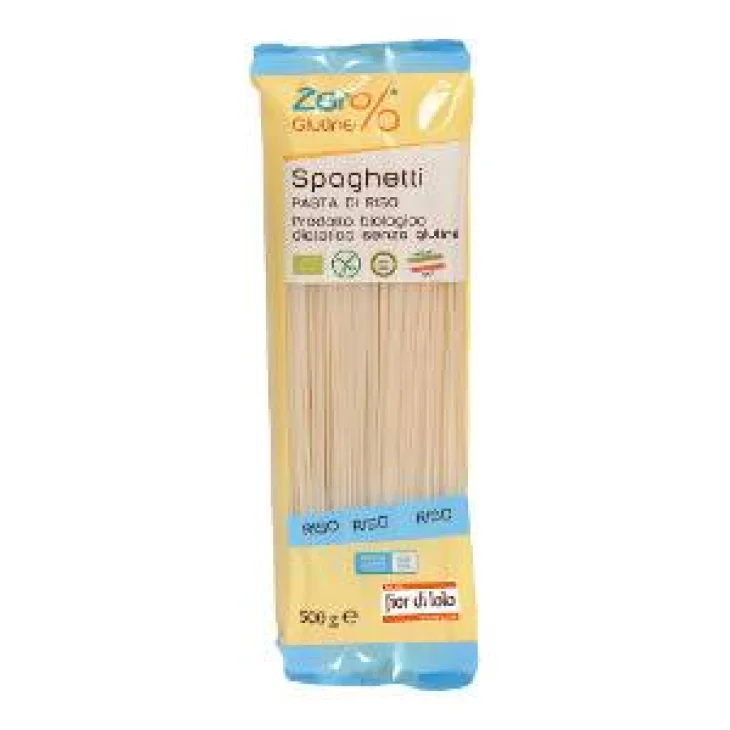 Fior di Loto Zer% Glutine Spaghetti di Riso Bio e Senza Glutine 500 g