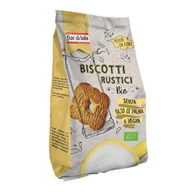 Fior di Loto Biscotti rustici bio e senza olio di Palma 350 g