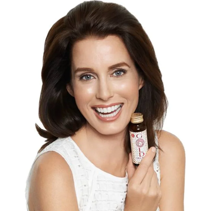 Pure Gold Collagen Forte Integratore di Collagene Antinvecchiamento Pelle Capelli Unghie 10 flaconcini