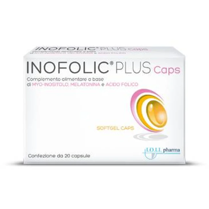 Inofolic Plus Caps Integratore Melatonina ed Acido Folico
