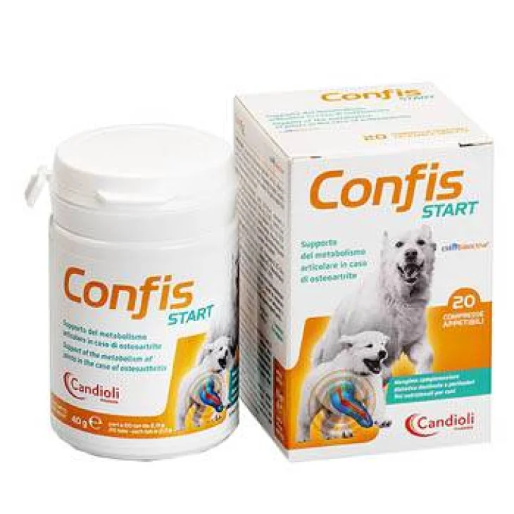 Candioli Confis Start Integratore per le articolazioni dei cuccioli di cane 20 compresse